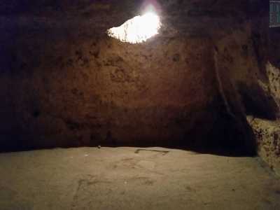 La cavit� � stata ripulita ed � illuminata
